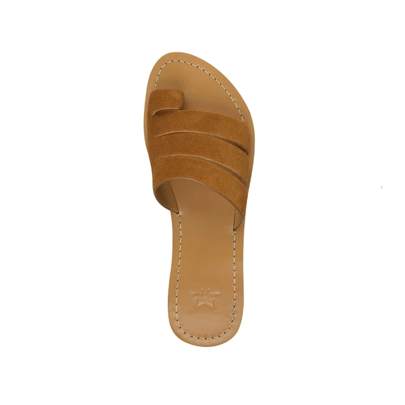 Soft Suede Marc Fisher LTD Slide Sandals - Picture 5 of 8